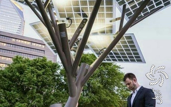 درخت خورشیدی برق خورشیدی سولار