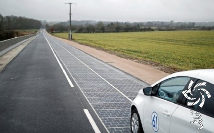 جاده خورشیدی فرانسهبرق خورشیدی سولار