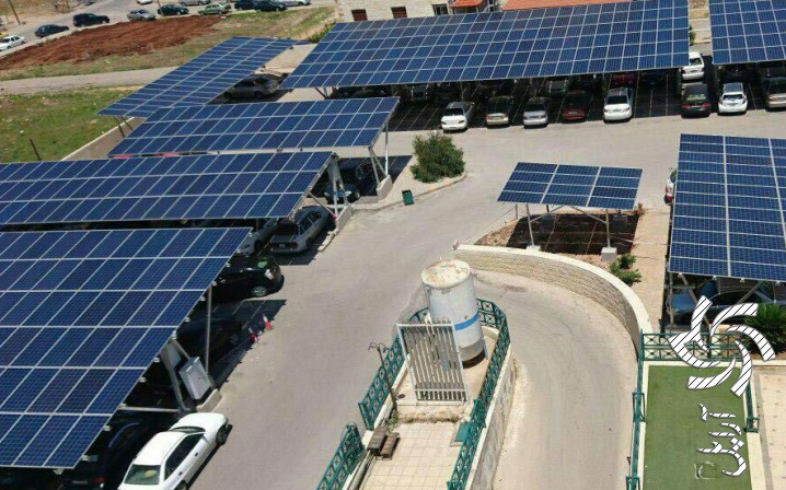 نصب پنل روی سقف و پارکینگ ها برق خورشیدی سولار