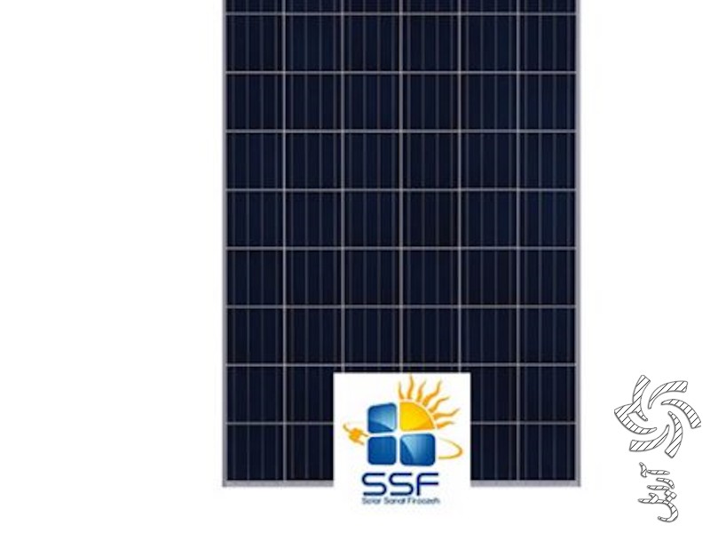 فروش-پنل خورشیدی -سولار صنعت فیروزه -پلی کریستال 275 وات 